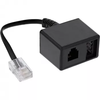 InLine TAE adaptera kabelis RJ45 spraudnis uz TAE-N un RJ11 ligzdu 69943