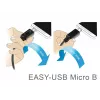 USB kabelis DeLOCK 83846 USB 2.0 1 m USB A Micro-USB B melns