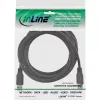 InLine USB 3.2 Gen.1 kabelis, tips A vīr./A vīr., melns, 3 m