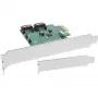 InLine interfeisa karte ar 2 pieslēgvietām SATA 6Gb/s x1 PCIe 2.0 RAID 0 / 1 / SPAN