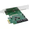 InLine interfeisa karte ar 2 pieslēgvietām SATA 6Gb/s x1 PCIe 2.0 RAID 0 / 1 / SPAN