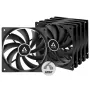 ARCTIC F12 PWM PST - 120 mm PWM korpusa ventilators, ventilators, 12 cm, 230 RPM, 1350 RPM, 0,3 sone, 90,1 m³/h
