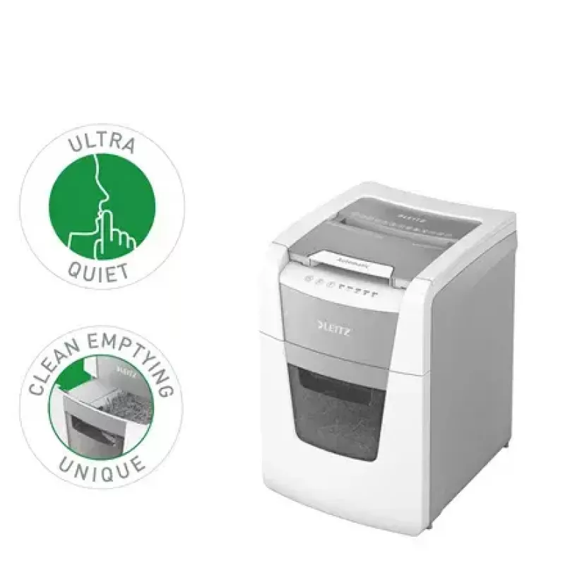 Leitz IQ Autofeed Small Office 100 automātiskais papīra smalcinātājs P5