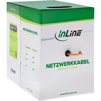 InLine masīva instalācijas kabelis 250MHz S/STP Cat.6 CU AWG23 bez halogēna 500m