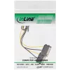 InLine strāvas adaptera kabelis, 2x SATA vīrišķais / 8 kontaktu PCI-Express vīrišķais, 0,15 m