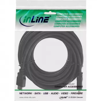 HDMI kabelis High Speed InLine 17607E 7.5 m vīrieša/vīrieša, melns