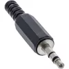 3,5 mm audio stereo kontaktdakša InLine 99100 lodējamā versija