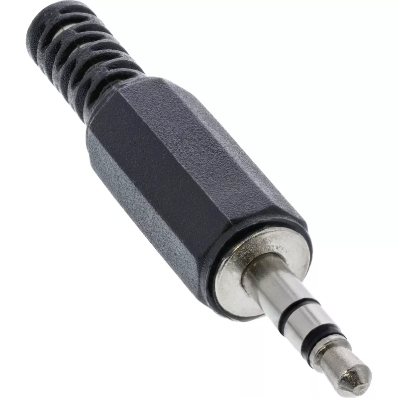 3,5 mm audio stereo kontaktdakša InLine 99100 lodējamā versija