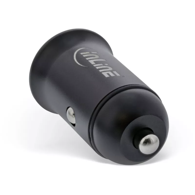 InLine USB auto lādētāja barošanas adapteris ar Power Delivery, USB-A + USB-C, melns