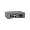 LevelOne 8 portu ātrdarbīgs Ethernet PoE slēdzis, 802.3at/af PoE, 4 PoE izejas, 65 W
