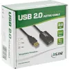 InLine USB 2.0 Active Signal Repeater kabelis Type A male / A female, 25m