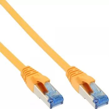 InLine komutācijas kabelis S/FTP PiMF Cat.6A bez halogēna 500MHz dzeltens 1,5 m