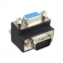 InLine VGA Adapteris 90° 15 kontaktu vīrišķais / sievišķais, InLine, 37248I