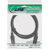 InLine High Speed HDMI rotējošais kabelis, ar Eth., AM/AM, melns, zelta kont., 2m