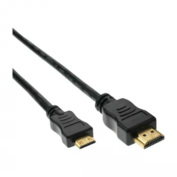 InLine HDMI mini kabelis, High Speed HDMI, AM/CM, apzeltīts, 5m