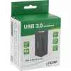 InLine USB 3.0 centrmezgls, 4 porti, alumīnija korpuss, ar 2,5 A barošanas bloku