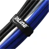 Kabeļu saišu āķa-cilpas komplekts InLine 500×20 mm, neilons, 10 gab., melns