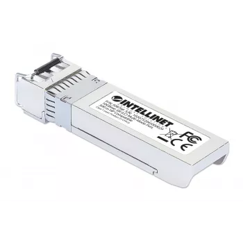 Intellinet raiduztvērējs Module Optical, 10 Gigabit Fiber SFP+, 10GBase-SR (LC) Multi-Mode Port, 300m, Wavelength 850nm, Ethernet, Fibre, HPE Compliant, Equivalent to HPE J9150A / J9150D / JD092A / JD092B, Three Year Warranty