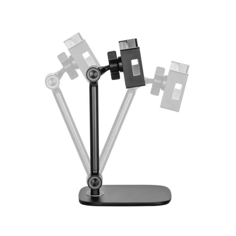 InLine planšetdatora galda turētājs ar statīvu, līdz 12,9 collām, melns