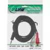 Audio kabelis 2x RCA ligzda / 3,5 mm stereo spraudnis 3 m InLine 89941C