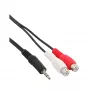 Audio kabelis 2x RCA sieviešu / 3.5 mm stereo vīriešu 5 m InLine 89941D