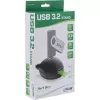 InLine USB 3.2 Gen.1 kabelis USB Type A V / A S + Barošana, ar statīvu, melns, 3m