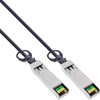 InLine 27135 InfiniBand/optiskās šķiedras kabelis 5 m SFP+ melns
