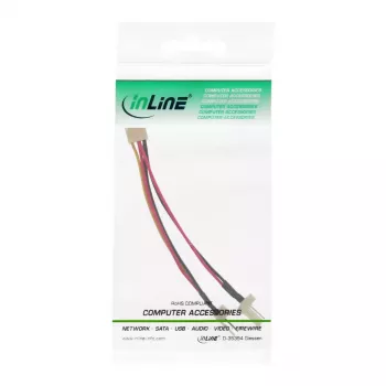 InLine ventilatora adaptera Y-kabelis 3-pin Molex māte / 2x 3-pin Molex tēvs, 100 gab.