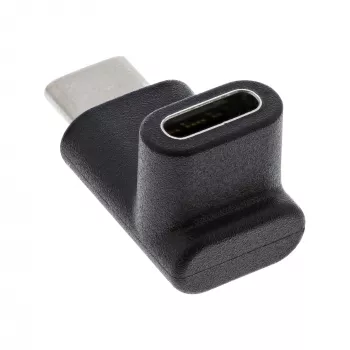 USB 3.2 Gen.2 Adapter InLine 35807 USB-C vīriešu uz C sieviešu uz augšu/uz leju leņķveida
