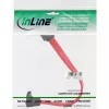 InLine SATA kabelis 150/300/600 S-ATA savienojumiem leņķveida ar fiksatoriem 90° 0,15m