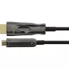 InLine USB displeja AOC kabelis, USB-C vīrišķais uz HDMI vīrišķais (DP alternatīvais režīms), 50 m