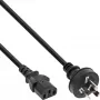 InLine strāvas kabelis, Ķīnas vīrišķais / 3-pin IEC C13 vīrišķais, 5 m