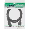 InLine strāvas kabelis USA kontaktdakša / 3 kontaktu IEC C13 kontaktdakša, 18 AWG, 5 m
