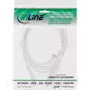 InLine strāvas kabelis, Euro vīrišķais / Euro8 vīrišķais, balts, 5,0 m