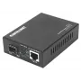 Intellinet Gigabit PoE+ Media Converter, 1 x 1000Base-T RJ45 ports uz 1 x SFP portu, PoE+ inžektors