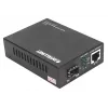 Intellinet Gigabit PoE+ Media Converter, 1 x 1000Base-T RJ45 ports uz 1 x SFP portu, PoE+ inžektors