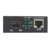Intellinet Gigabit PoE+ Media Converter, 1 x 1000Base-T RJ45 ports uz 1 x SFP portu, PoE+ inžektors