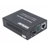 Intellinet Gigabit PoE+ Media Converter, 1 x 1000Base-T RJ45 ports uz 1 x SFP portu, PoE+ inžektors