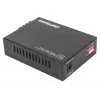 Intellinet Gigabit PoE+ multivides pārveidotājs, 1000Base-T RJ45 pieslēgvieta uz 1000Base-LX (SC) vienmoda šķiedru, 20 km, PoE+ inžektors