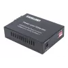 Intellinet Gigabit PoE+ multivides pārveidotājs, 1000Base-T RJ45 pieslēgvieta uz 1000Base-LX (SC) vienmoda šķiedru, 20 km, PoE+ inžektors