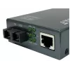 LevelOne RJ45 uz SC Gigabit multivides pārveidotājs, PoE PSE, Daudzmodu šķiedra, 0.5km