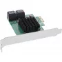 InLine SATA 6Gb/s kontrolieris ar 4x SATA, PCIe 2.0