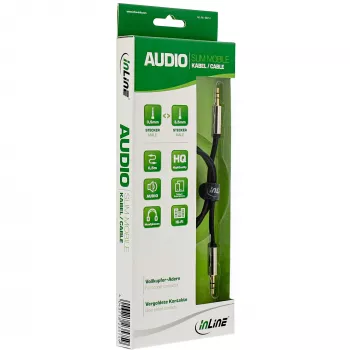 InLine plāns Audio kabelis 3,5 mm vīr. / vīr. Stereo 0,5 m