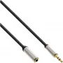 InLine plāns Audio kabelis 3,5 mm spraudnis / ligzda stereo 3 m