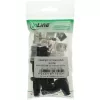 InLine Crimp Connector RJ45 8P8C shielded w. threader+bend protection, Melns