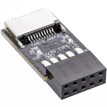 InLine USB 2.0 uz USB 3.2 Type-E Key-A iekšējais adapteris