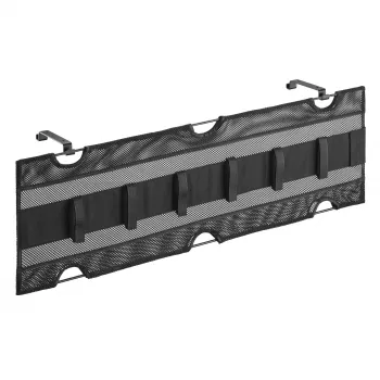 InLine uzglabāšanas tīkls montāžai zem galda ar siksniņām, melns, maks. ierīces platums 30 cm, 310×910×15 mm