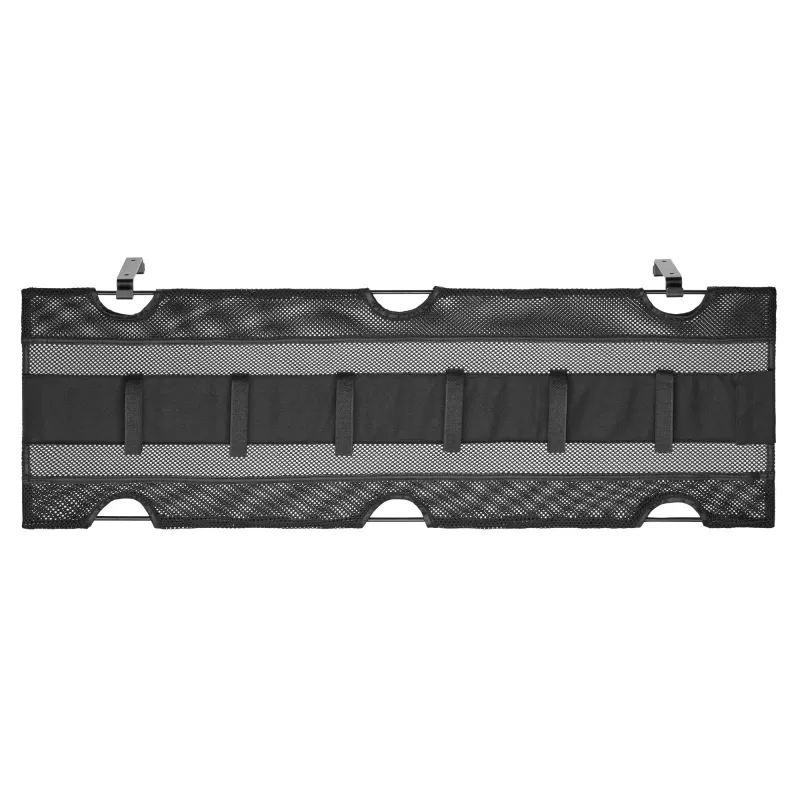 InLine uzglabāšanas tīkls montāžai zem galda ar siksniņām, melns, maks. ierīces platums 30 cm, 310×910×15 mm