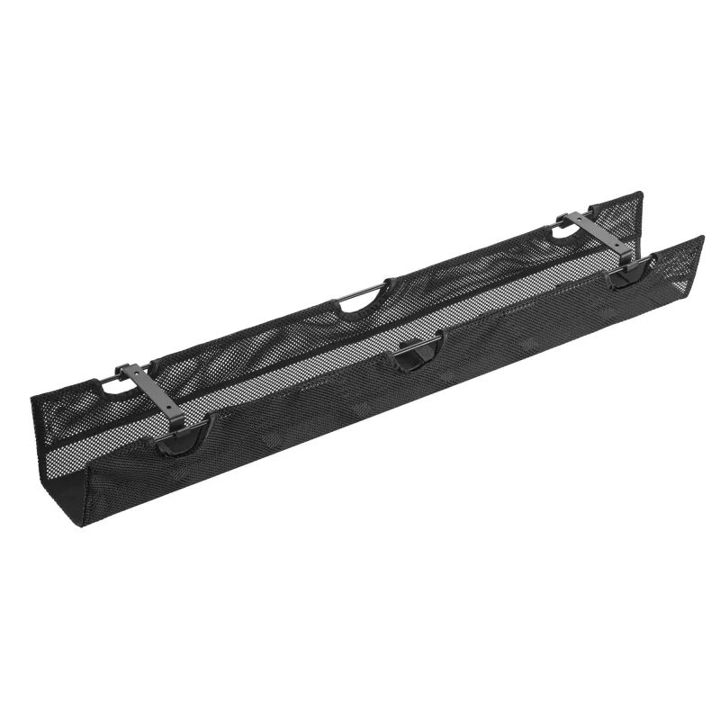 InLine uzglabāšanas tīkls montāžai zem galda ar siksniņām, melns, maks. ierīces platums 30 cm, 310×910×15 mm