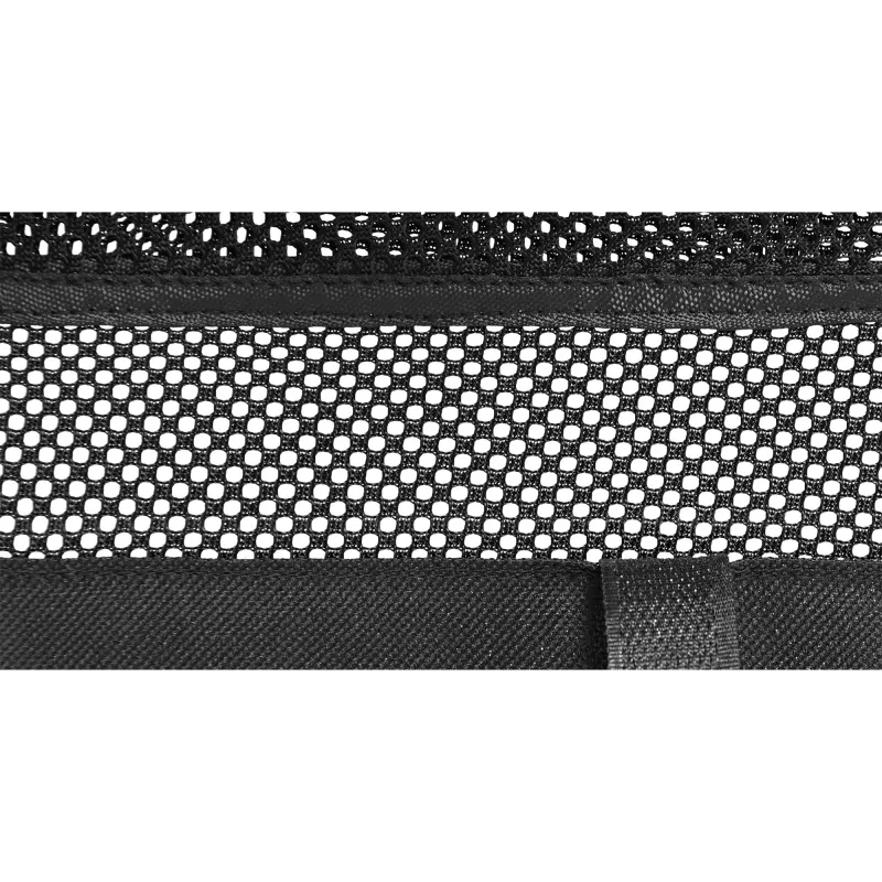 InLine uzglabāšanas tīkls montāžai zem galda ar siksniņām, melns, maks. ierīces platums 30 cm, 310×910×15 mm